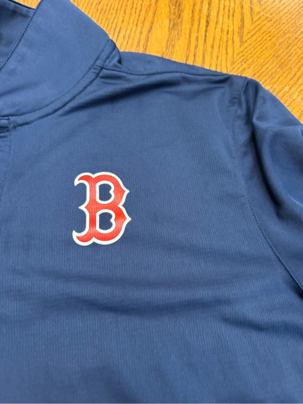 Nike Men’s Navy Polo with Red Boston 'B' Logo